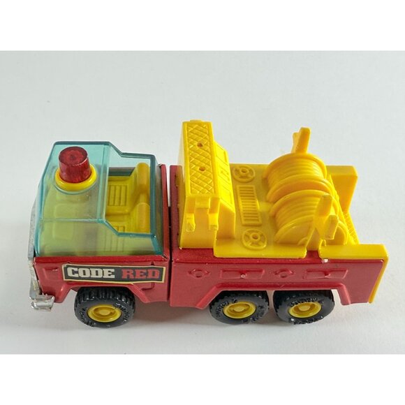 Buddy L Fire Truck Code Red Japan Diecast Rescue Vehicle 1:64 Vintage - Picture 3 of 12